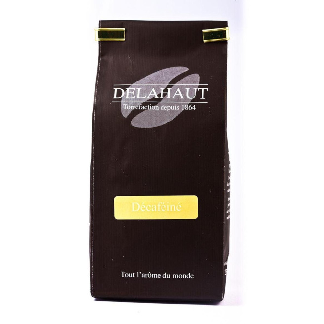 Café décaféiné moulu Delahaut 8x250g